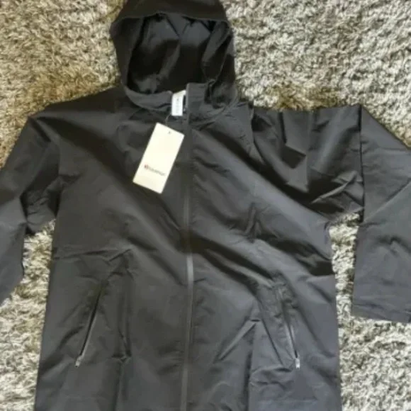 Black Hooded Long Sleeve Shirt